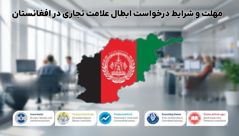 مهلت و شرایط درخواست ابطال علامت تجاری در افغانستان